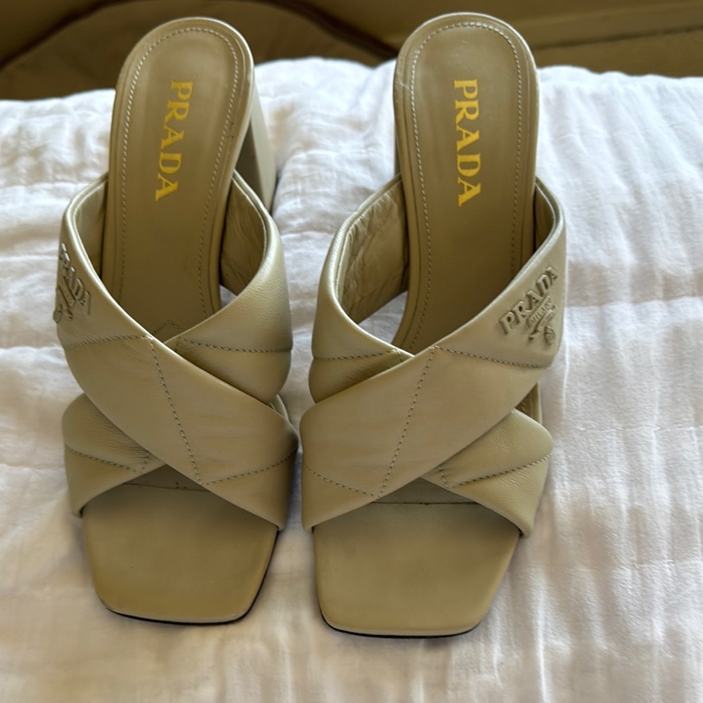Prada Women's Cream Sandals